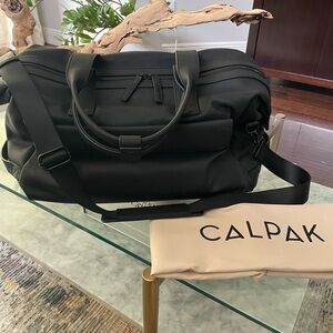 CALPAK Hue Black Duffel Bag